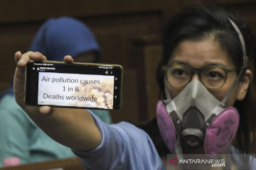 Aksi menuntut udara bersih dan pengendalian polusi