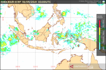 Waspada potensi hujan lebat dan angin kencang di sejumlah provinsi