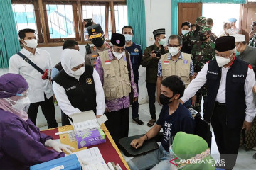 Gubernur Jatim dorong percepatan vaksinasi di Kabupaten Malang