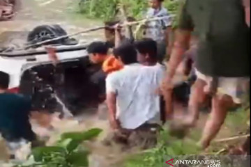 Tiga penumpang mobil tenggelam di Sungai Konaweha Konawe meninggal