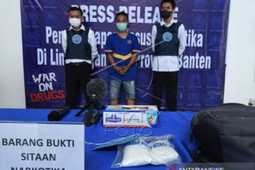 BNN Banten Gagalkan Penyeludupan Sabu Dari Medan