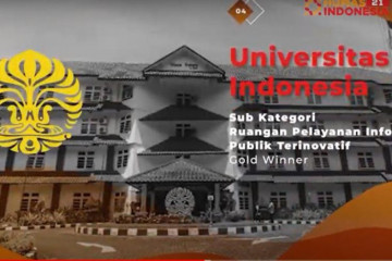 UI raih penghargaan humas Indonesia bidang pelayanan informasi publik