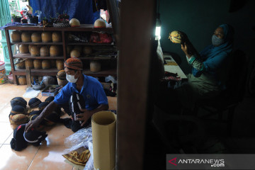 Kerajinan blangkon di Bayat, Klaten