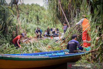 Jalur patroli kebakaran hutan dan lahan di Sebangau dibersihkan