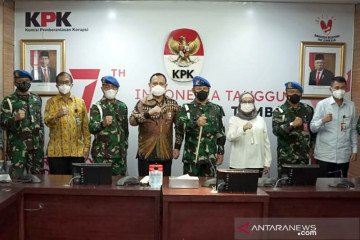 KPK-Puspom TNI perkuat koordinasi pemberantasan korupsi