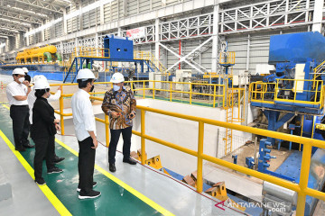 Pabrik baru Karakatau Steel siap pasok baja untuk mobil listrik