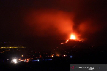 Letusan gunung berapi di Pulau La Palma Spanyol