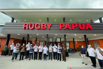 Gubernur Papua resmikan arena pertandingan rugbi