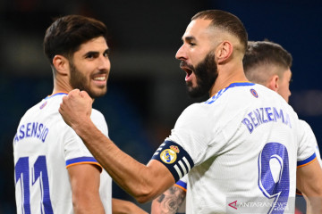 Marco Asensio cetak trigol, Real Madrid bantai Real Mallorca 6-1