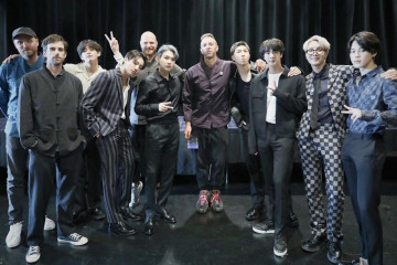 Perjumpaan hangat BTS dan Coldplay jelang rilis "My Universe"