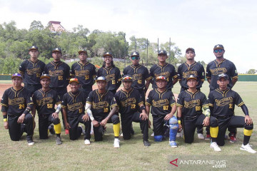 Bisbol Lampung awali PON Papua dengan lumat Kalteng 23-0