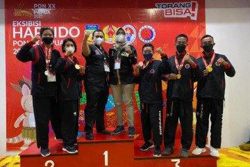 Lampung raih empat medali emas hapkido di Pon Papua