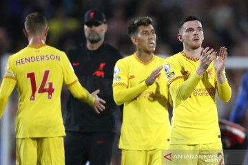 Klasemen Liga Inggris: satu-satunya nirkalah, Liverpool duduki puncak