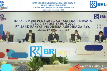 BRI Agro catat laba bersih Rp26 miliar sepanjang semester I 2021