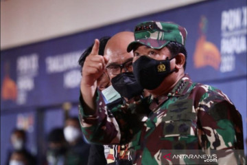 Panglima TNI dan Kapolri tinjau pengamanan PON XX jelang pembukaan