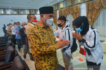 Pelepasan Kontingen PON Sumbar