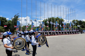 PB PON gelar upacara penaikan bendera kontingen pada Kamis