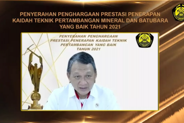 Kementerian ESDM beri penghargaan untuk pelaku "good mining practices"