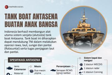 Tank boat Antasena buatan anak bangsa