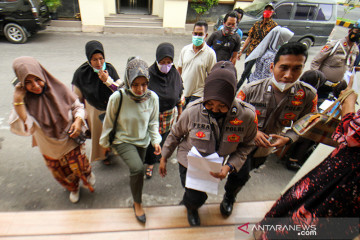 Vaksinasi antar jemput di Polres Lhokseumawe