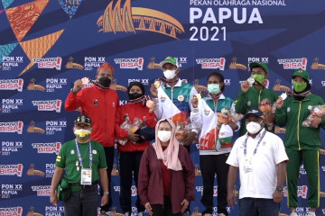 Papua menangi medali emas pertama di PON XX Klaster Mimika