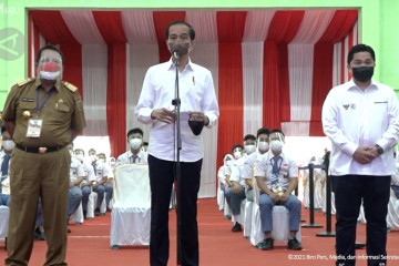 Presiden minta vaksinasi di Lampung digencarkan