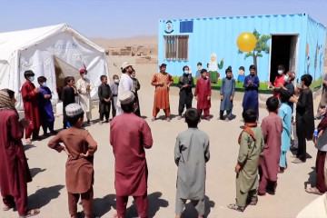 Menengok kegiatan anak-anak terdampak perang di Afghanistan