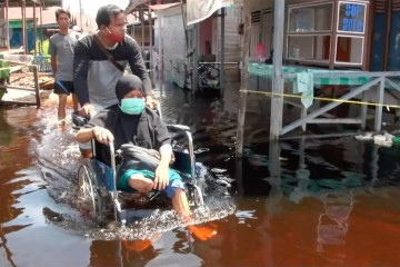 Sempat surut, banjir kembali terjadi di Palangka Raya