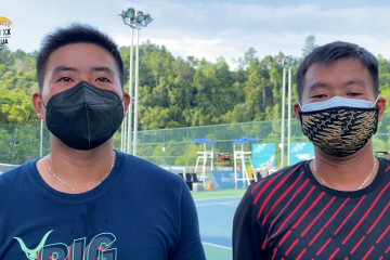 David dan Anthony satukan energi berlaga di tenis PON