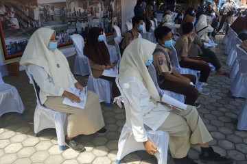 Panglima TNI dan Kapolri tinjau vaksinasi pelajar di NTB 