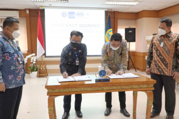 Kemenhub tandatangani kontrak rekonstruksi pelabuhan Pantoloan Palu