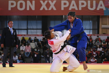 Bali pimpin klasemen sementara perolehan medali Judo di PON Papua