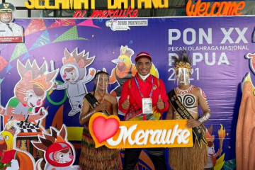 Atlet anggar Sulawesi Selatan terkesan oleh sambutan hangat Papua
