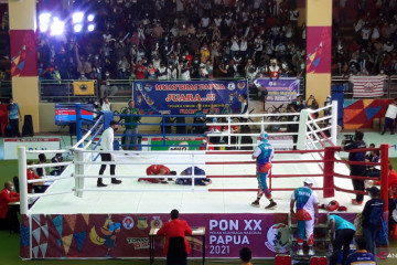 Tuan rumah rebut medali emas muaythai 45kg PON Papua