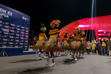 Tarian Aster tutup pelaksanaan sepatu roda PON Papua