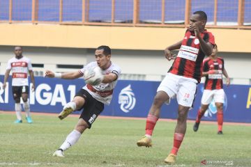 Gol tunggal Slamet Nurcahyo bawa Madura United kalahkan Borneo FC