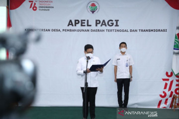 Mendes PDTT dorong warga desa dapat vaksinasi dosis kedua