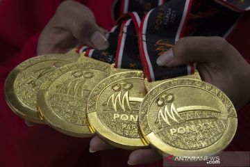 Empat medali emas PON Papua Rifda Irfanaluthfi