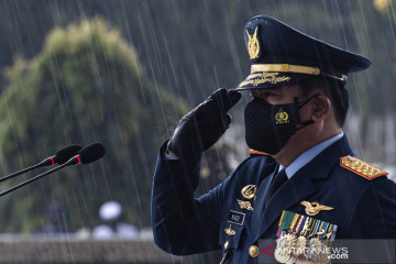 Ziarah nasional HUT ke-76 TNI