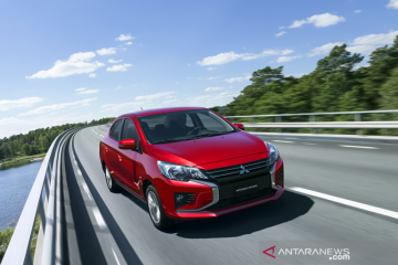 Tampilan Mitsubishi Attrage, versi sedan dari Mirage