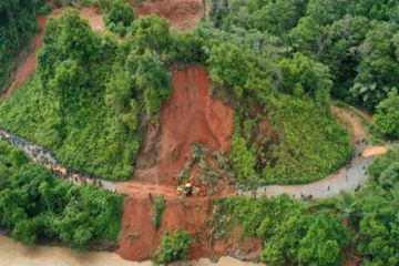 BPBD Luwu sebut akses desa terisolir akibat longsor mulai terbuka