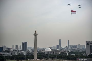 Peringatan HUT ke-76 TNI di Jakarta