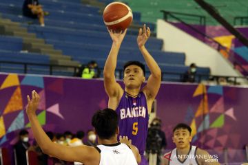 Tim basket putra Banten menangkan laga terakhir, tundukkan Kalsel