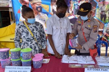 Polres Merauke ikut  pameran UMKM PON XX