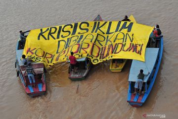 Aksi satu tahun pengesahan UU Cipta Kerja di Jambi