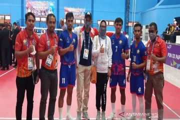 Tim sepak takraw putra Sultra melaju ke babak semifinal PON Papua