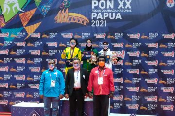 Elvi atlet Sumbar pertama raih medali di PON Papua klaster Merauke