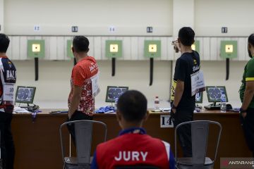 Lampung rebut emas dari Jateng pada nomor Olimpiade menembak
