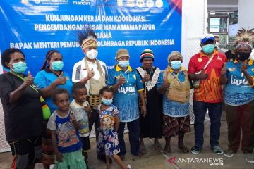 Menpora turut promosikan QRIS di Pasar Mama-Mama Papua
