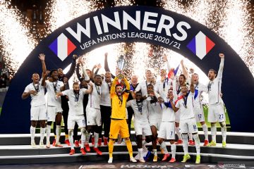 Kalahkan Spanyol 2-1, Prancis juara UEFA Nations League 2021